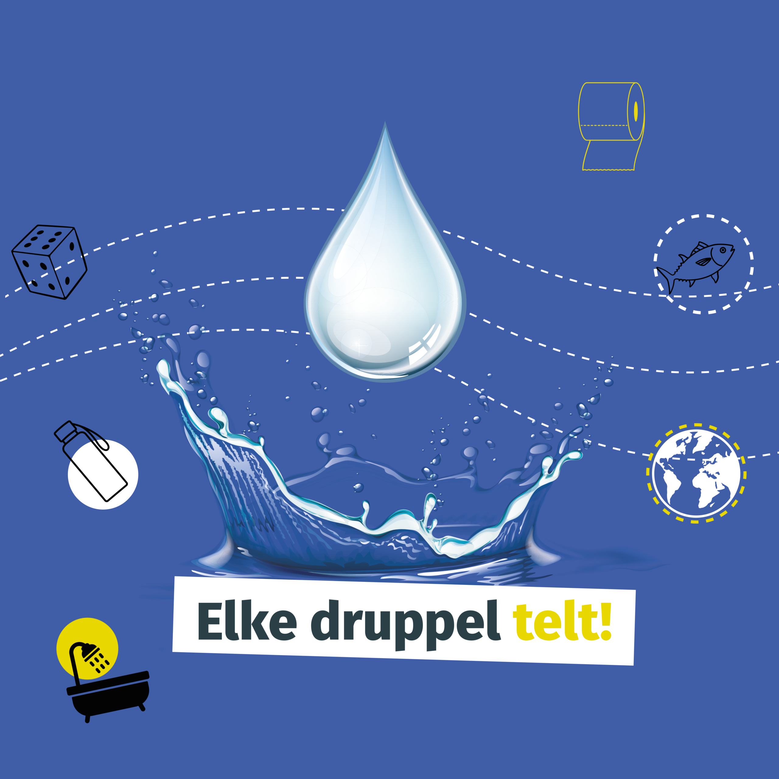 Elke druppel telt - koffer